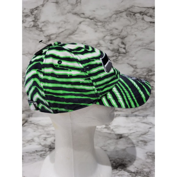 Seattle Seahawks Green/Black zebra hat NWT - Picture 5 of 8